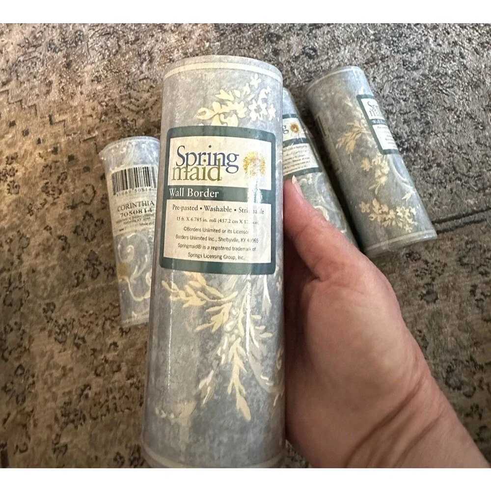 4 Corinthia  Spring Maid Wallpaper Border 7050814 Regency Whimsical Provincial